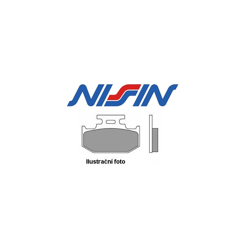 Brzdové doštičky predné Nissin 2p256 NS