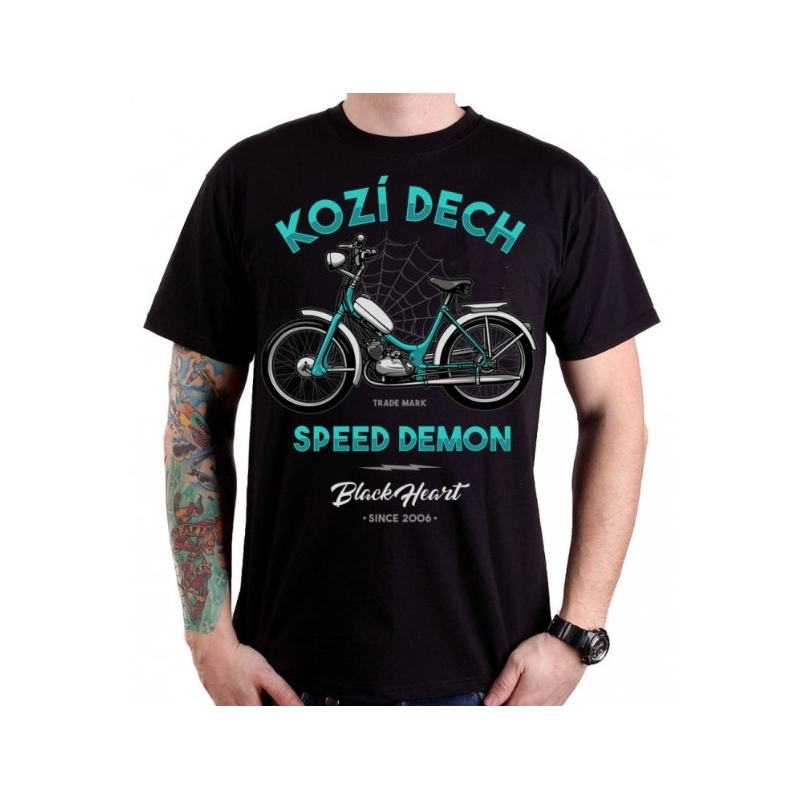 Pánske tričko Black Heart Kozí dech