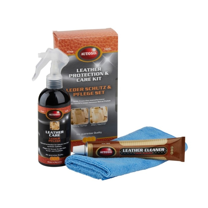 Sada na ošetrenie kože Autosol Leather Protection & Care Kit