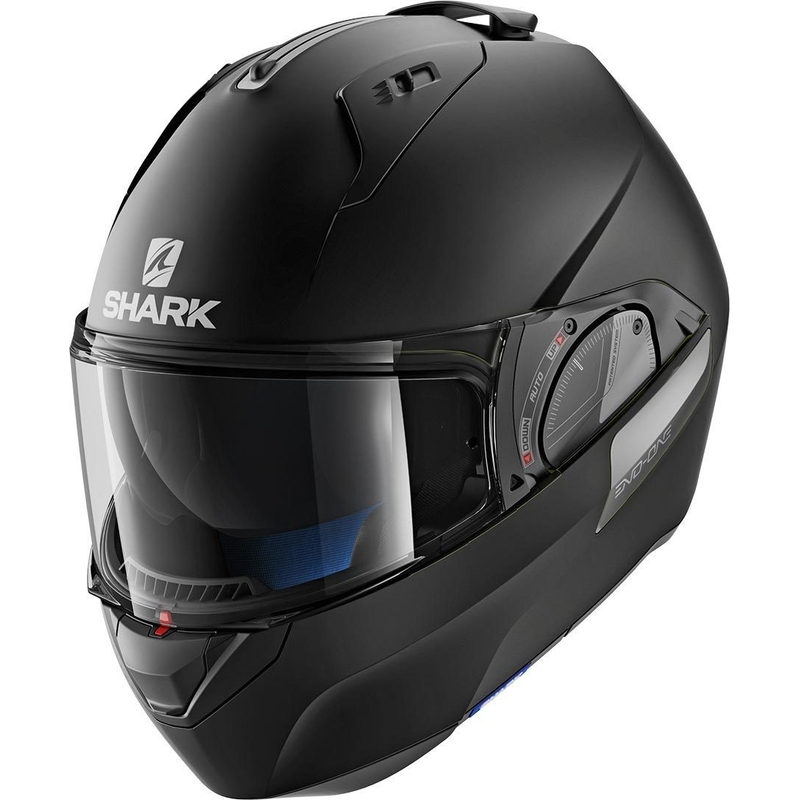 Preklápacia prilba SHARK EVO-ONE 2 Blank Mat čierna matná - II. akosť