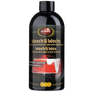 Šampón s voskom Autosol Wash and Wax 500 ml