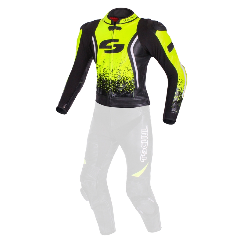 Pánska bunda Tschul 585 čierno-fluo žltá výpredaj