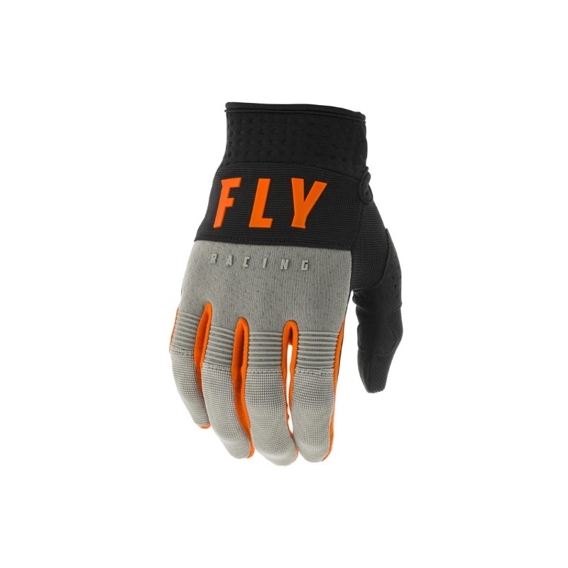 Motocrossové rukavice FLY Racing F-16 2020 čierno-šedo-oranžové