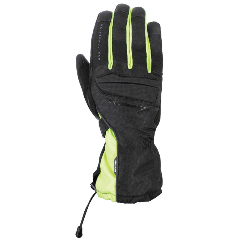 Rukavice na motocykel Oxford Convoy 2.0 čierno-fluo žlté