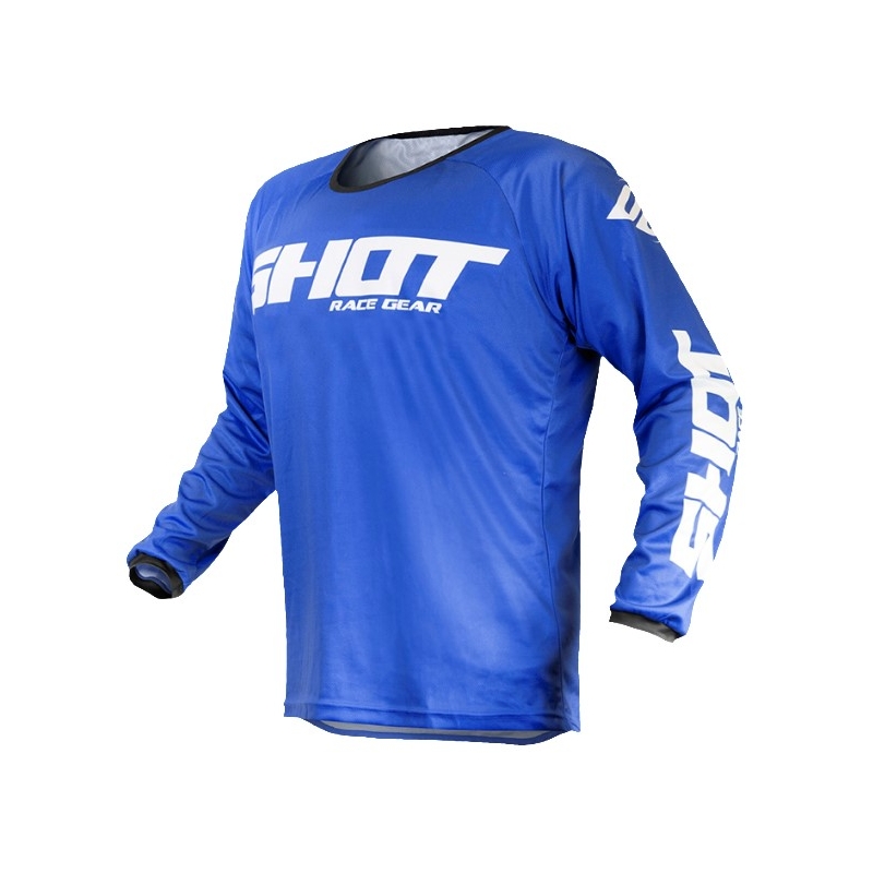 Motokrosový dres Shot Devo Raw modrý výpredaj