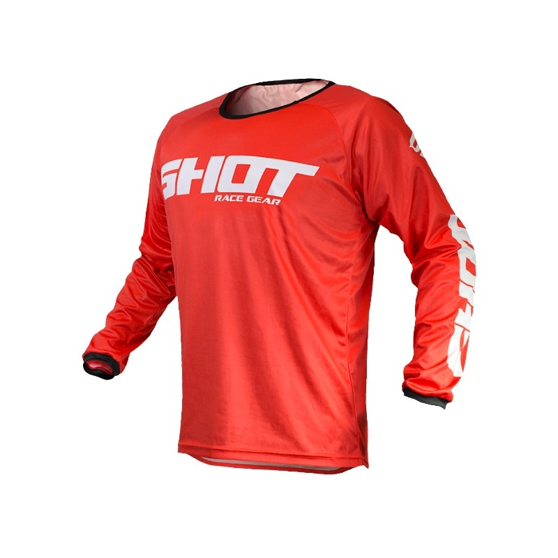 Motokrosový dres Shot Devo Raw červený výpredaj