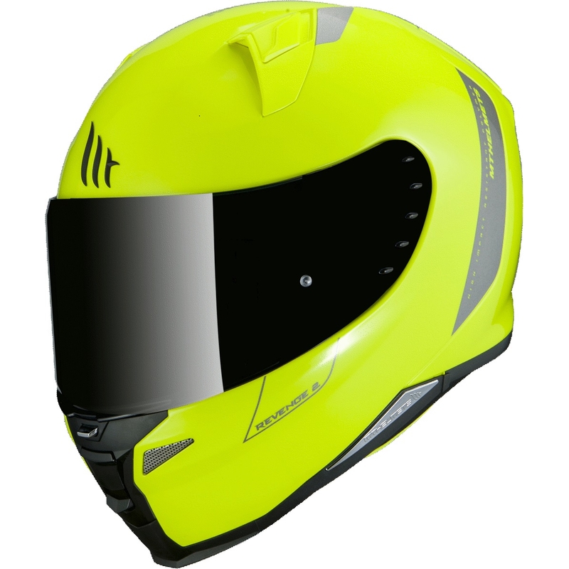 Integrálna prilba na motocykel MT Revenge 2 Solid fluo žltá výpredaj