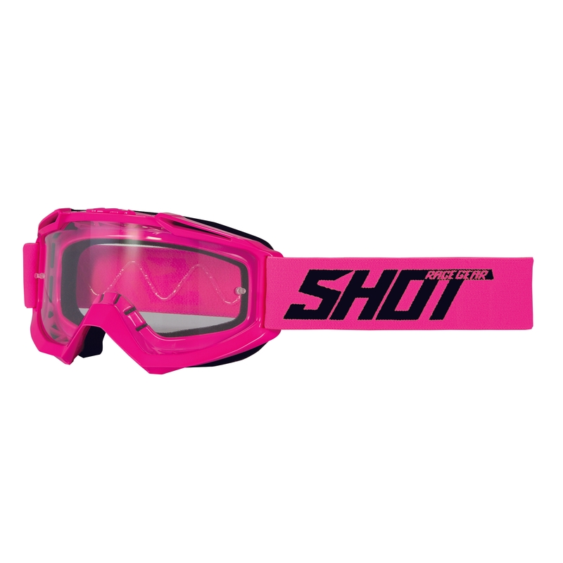 Motokrosové okuliare Shot Assault Solid fluo ružové