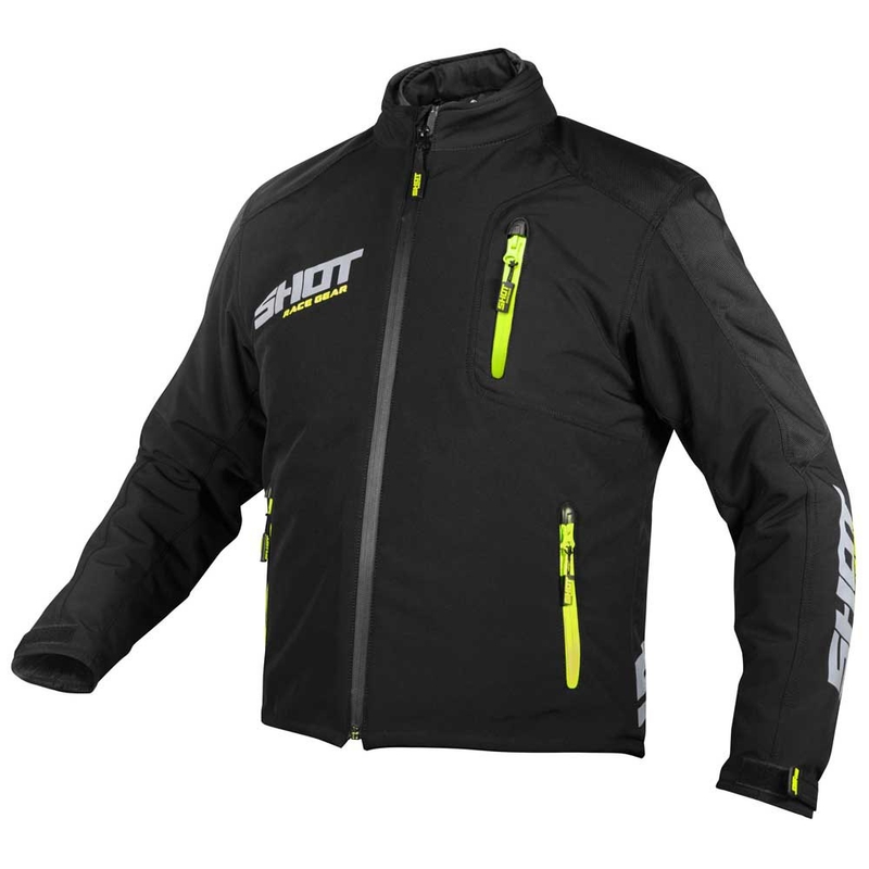 Bunda Shot Climatic čierno-fluo žltá výpredaj
