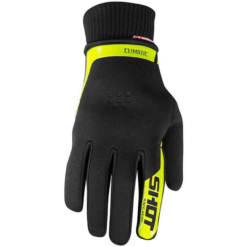 Motocrossové rukavice Shot Climatic čierno-fluo žlté výpredaj