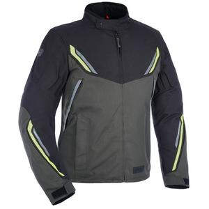 Bunda na motocykel Oxford Advanced Hinterland čierno-šedo-fluo žltá