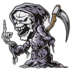 Nálepka Skull ľavá