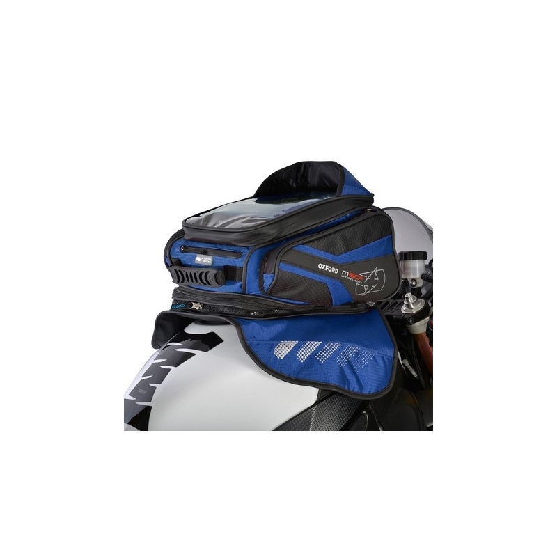 Tankbag na motocykel Oxford M30R čierno-modrý