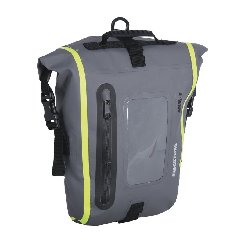 Tankbag na motocykel Oxford Aqua M8 čierno-šedo-fluo žltý výpredaj