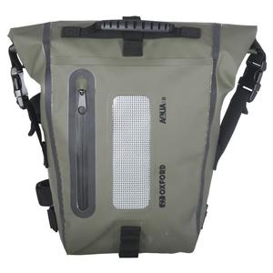 Taška na sedlo spolujazdca Oxford Aqua T8 Tail bag čierno-khaki zelená