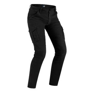 Jeansy na motocykel PMJ Santiago čierne výpredaj