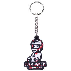 Prívesok na kľúče MotoZem I am biker - Woman