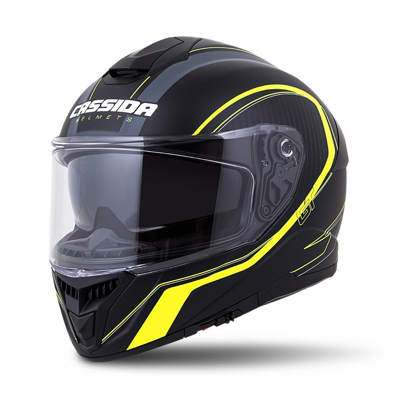 Integrálna prilba Cassida Integral GT 2.0 Reptyl čierno-šedo-fluo žltá