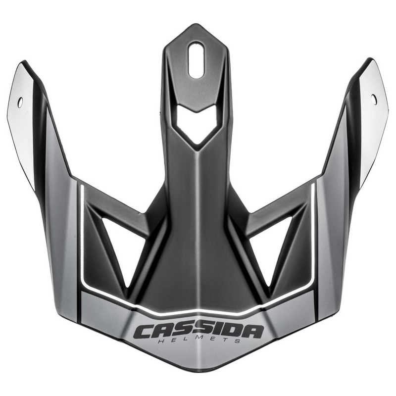 Šilt pre prilbu Cassida Cross Pro II čierno-šedo-biely