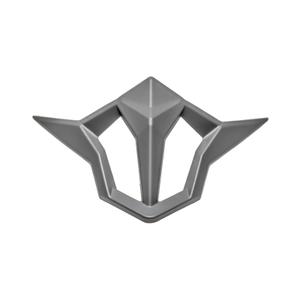 Čelný kryt ventilácie pre prilbu Cassida Cross Pro II sivý matný