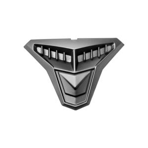 Čelný kryt ventilácie pre prilbu Cassida Integral GT 2.0 čierny matný