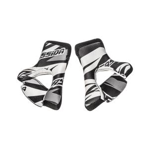 Lícnice interiéru pre prilbu Cassida Cross Pro II čierno-bielo-šedé