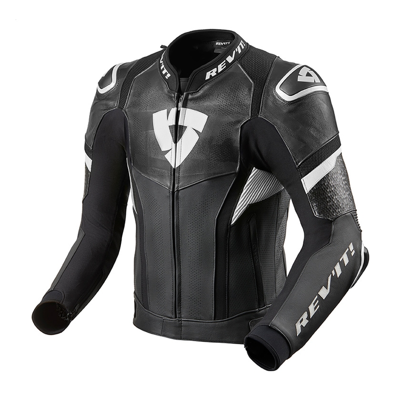 Bunda na motorku Revit Hyperspeed Pre čierno-biela výpredaj