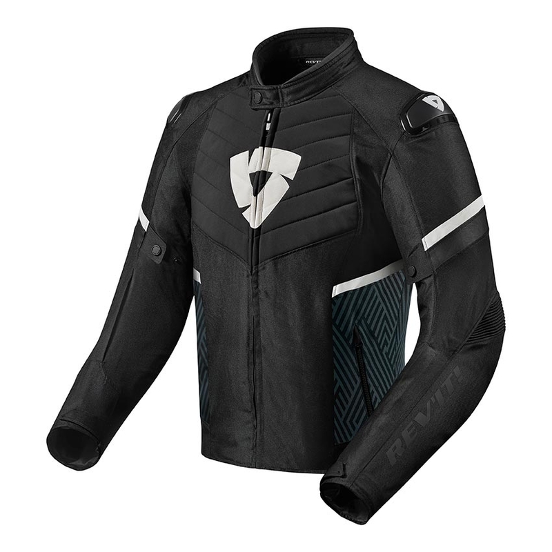 Bunda na motocykel Revit Arc H2O čierno-biela výpredaj