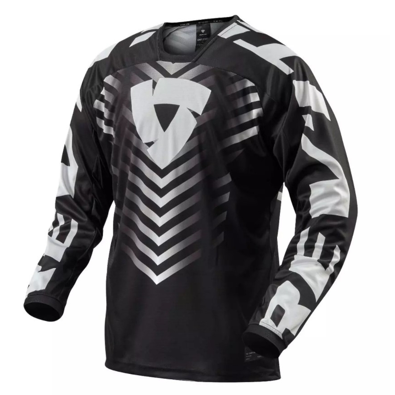 Motokrosový dres Revit Rough čierno-biely