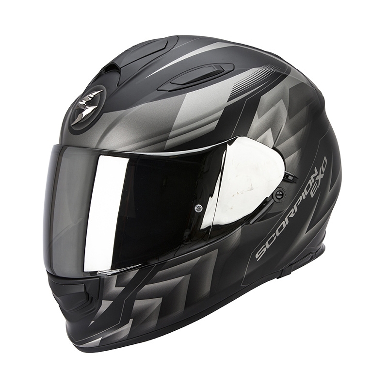 Integrálna prilba na moto Scorpion EXO-510 Air Scale čierno-strieborná výpredaj