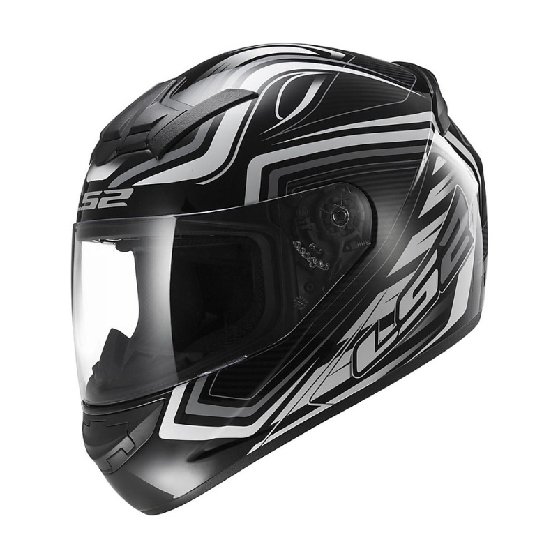 Prilba na motorku LS2 FF352 ROOKIE Ranger čierno-biela vypredaj výpredaj
