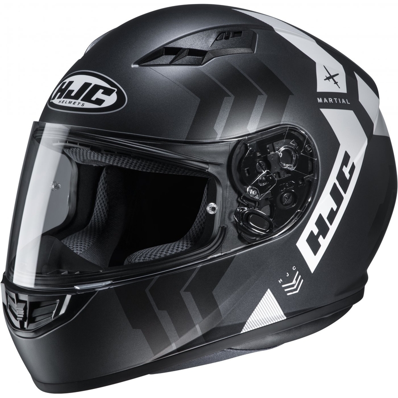 Integrálna prilba na motocykel HJC CS-15 Martial MC5SF bielo-sivá výpredaj