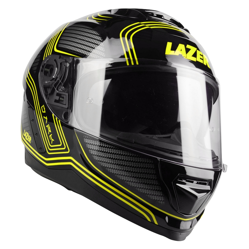 Integrálna prilba na motocykel Lazer Rafale EVO Darkside čierno-sivo-fluo žltá výpredaj