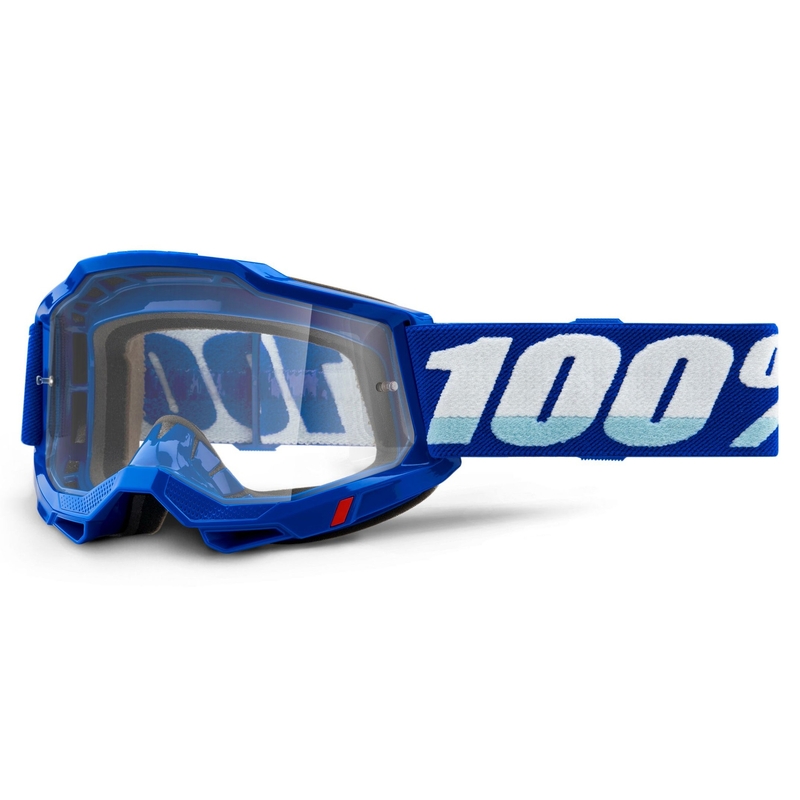 Motokrosové okuliare 100% ACCURI 2 modré (číre plexi)