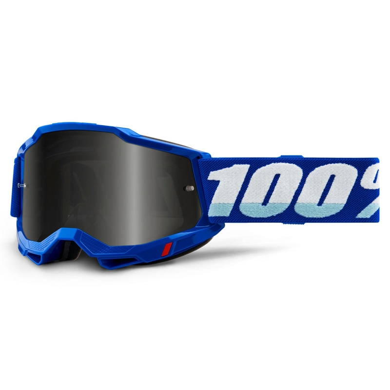 Motokrosové okuliare 100% ACCURI 2 modré (dymové plexi)