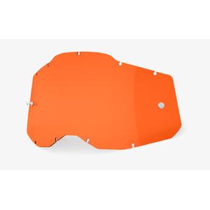 Plexi 100% Racecraft 2/Accuri 2/Strata 2 oranžové (Anti-fog)