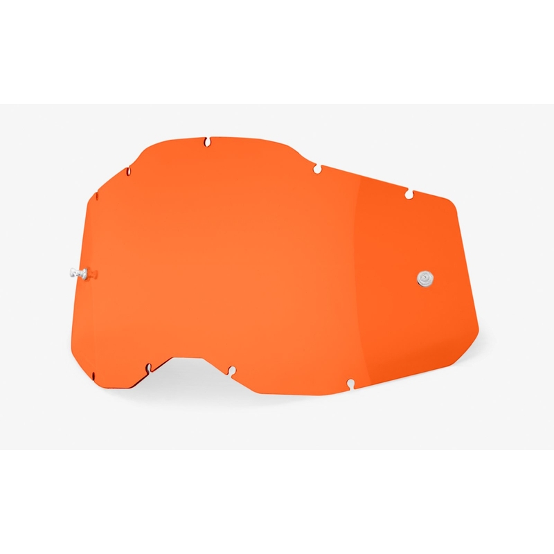 Plexi 100% Racecraft 2/Accuri 2/Strata 2 oranžové (Anti-fog)