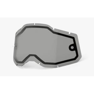 Plexi 100% Racecraft 2/Accuri 2/Strata 2 dvojité dýmové (Anti-fog)