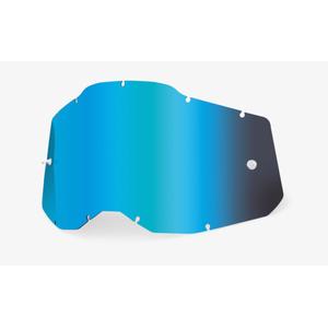 Detské plexi 100% Accura 2 / Strata 2 modré zrkadlové (Anti-fog)