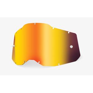 Detské plexi 100% Accura 2/Strata 2 červené zrkadlové (Anti-fog)