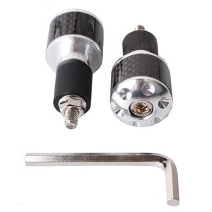 Koncovky do riadidiel R-TECH strieborné