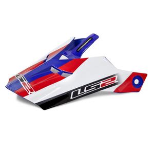 Šilt pre prilbu LS2 PEAK MX456 bielo-modrý