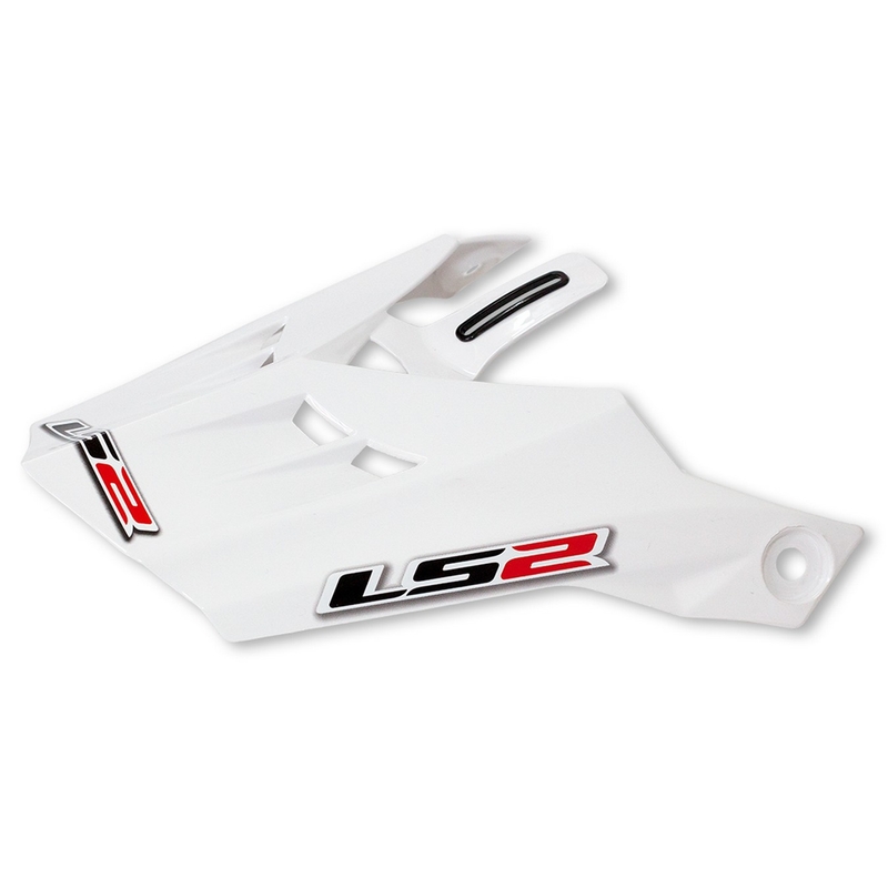 Šilt pre prilbu LS2 PEAK MX456 Compass biely lesklý