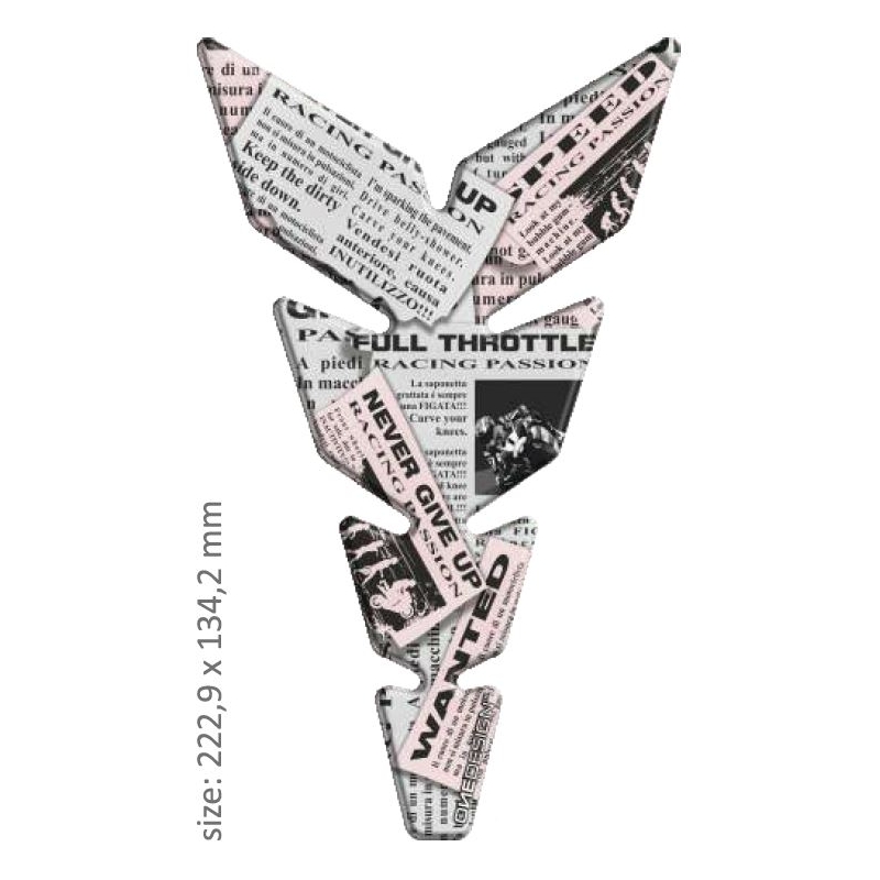 Polep palivovej nádrže Print - Anniversary paper výpredaj