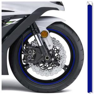 Reflexná páska na ráfky Print modrá