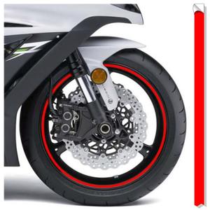 Reflexná páska na ráfky Print fluo červená