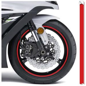 Reflexná páska na ráfky Print červená