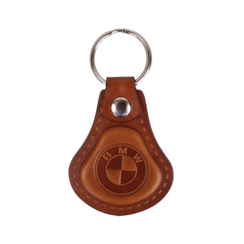 Kožený prívesok na kľúče BMW hnedý