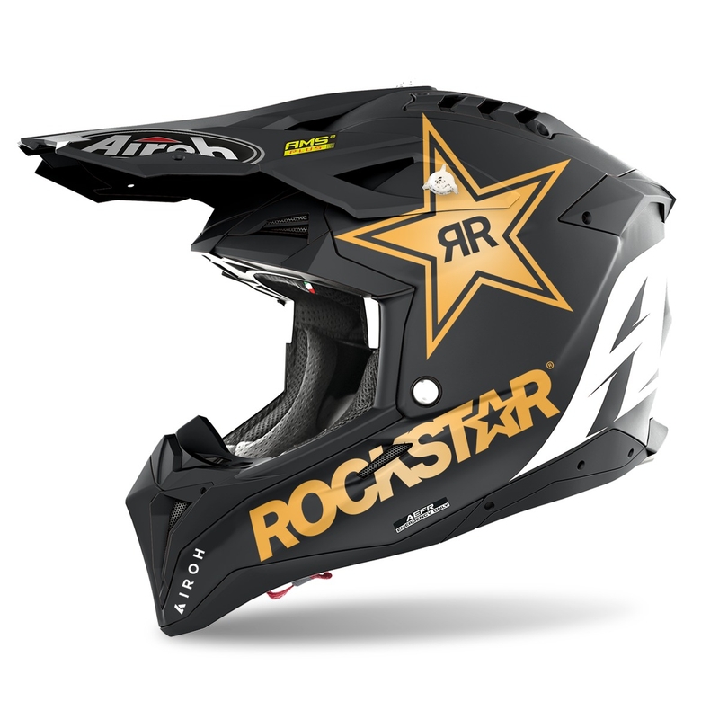 Motokrosová prilba Airoh Aviator 3.0 Rockstar 2022 čierna matná výpredaj
