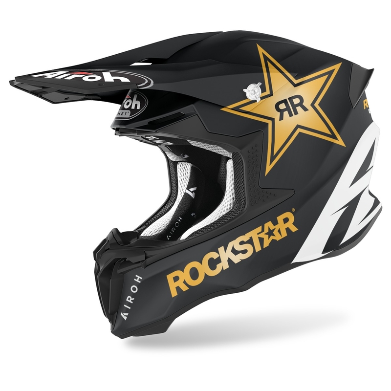 Motokrosová prilba Airoh Twist 2.0 Rockstar 2022 čierna matná výpredaj